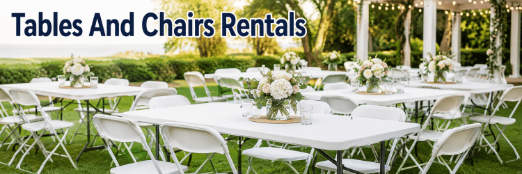 Tables & Chairs Rentals Tables & Chairs Rentals